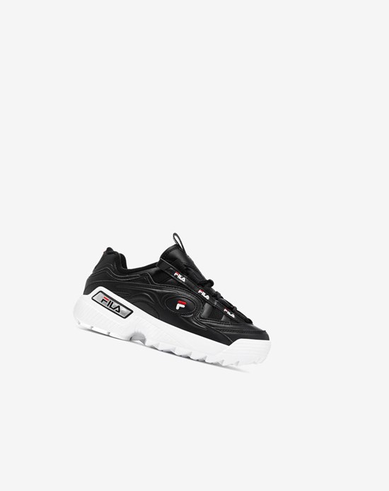 Fila D-formation Sneakers Negros Rojos Blancos | 873960-IHU