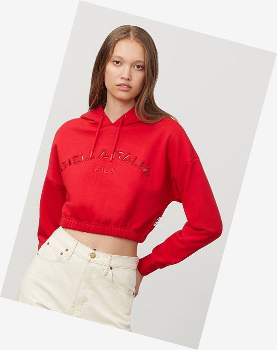 Fila Dana Hoodie Chinesred | 923468-MBD