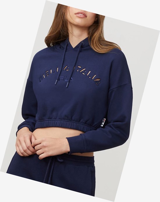 Fila Dana Hoodie Peacoat | 326859-GAY