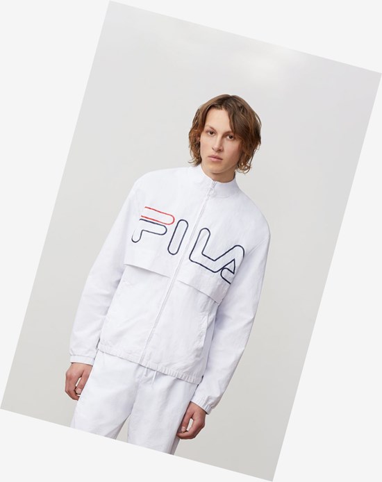 Fila Dani Woven Jacket Blancos | 342851-OKL