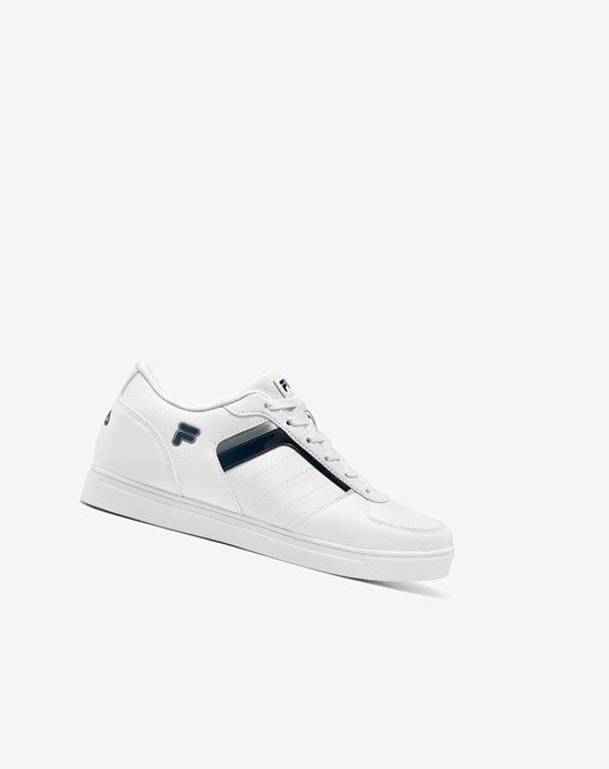 Fila Davenport 4 Tenis Shoes Blancos Azul Marino Rojos | 127953-XQS