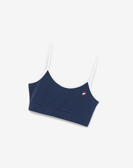 Fila Deeba Bra Top Blancos Rojos | 681329-OGH