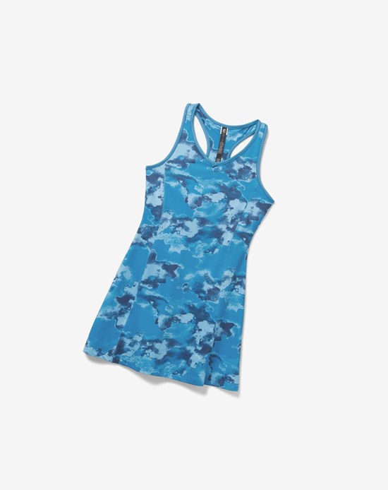 Fila Deuce Court Printed Vestido Wht/Multiprt | 314026-KGM