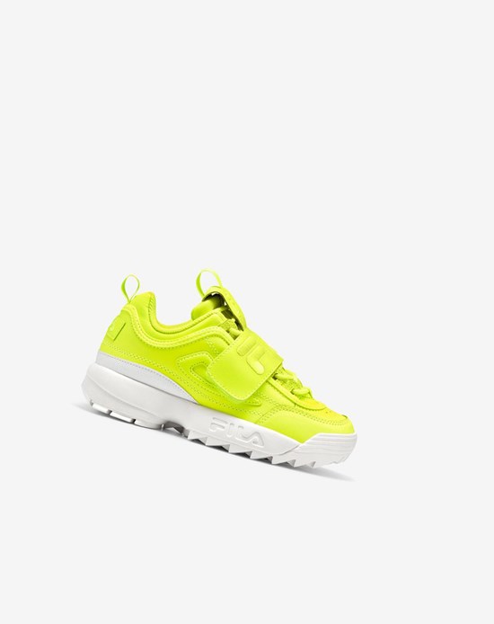 Fila Disruptor 2 Applique Sneakers Amarillos Amarillos Blancos | 879430-WUK