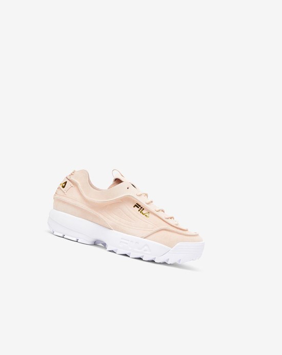 Fila Disruptor 2 Deconstructed Sneakers Dorados Blancos | 095736-BHE