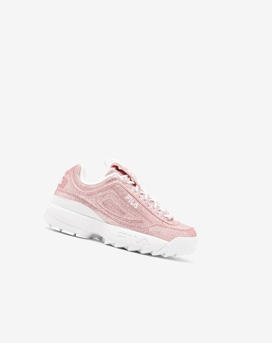 Fila Disruptor 2 Glimmer Sneakers Rosas Rosas Blancos | 819350-EQU