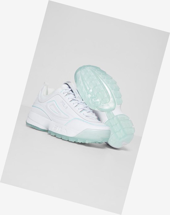 Fila Disruptor 2 Ice Sneakers Wht/Wht/Arbl | 056423-IOD