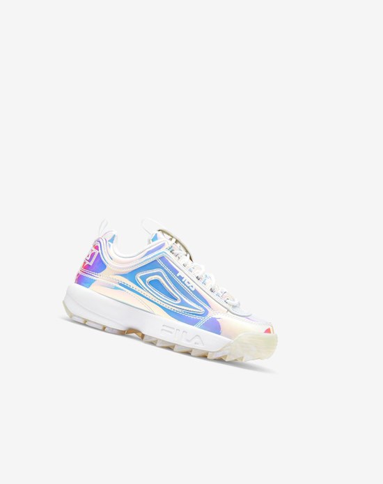 Fila Disruptor 2 Iridescent Sneakers Blancos | 584310-WFM