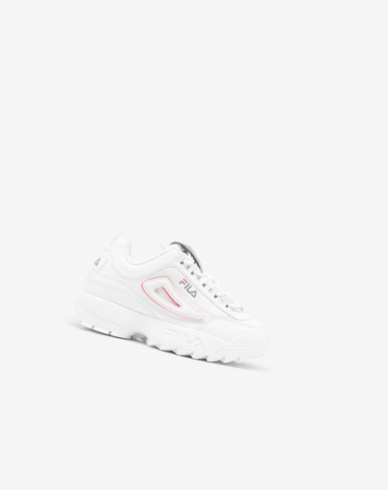 Fila Disruptor 2 Logo Reveal Sneakers Wht/Monu/Kopk | 932678-FDH