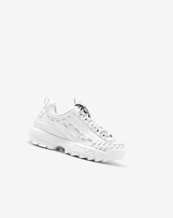 Fila Disruptor 2 Multiflag Sneakers Blancos Azul Marino Rojos | 578613-YWQ