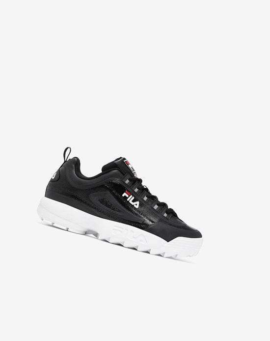 Fila Disruptor 2 No-sew Sneakers Blk/Fred/Wht | 081427-YQS