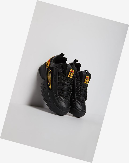 Fila Disruptor 2 Patches Sneakers Blk/Blk/Blk | 734560-ZMW
