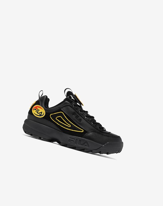 Fila Disruptor 2 Patches Sneakers Negros | 489631-FXP