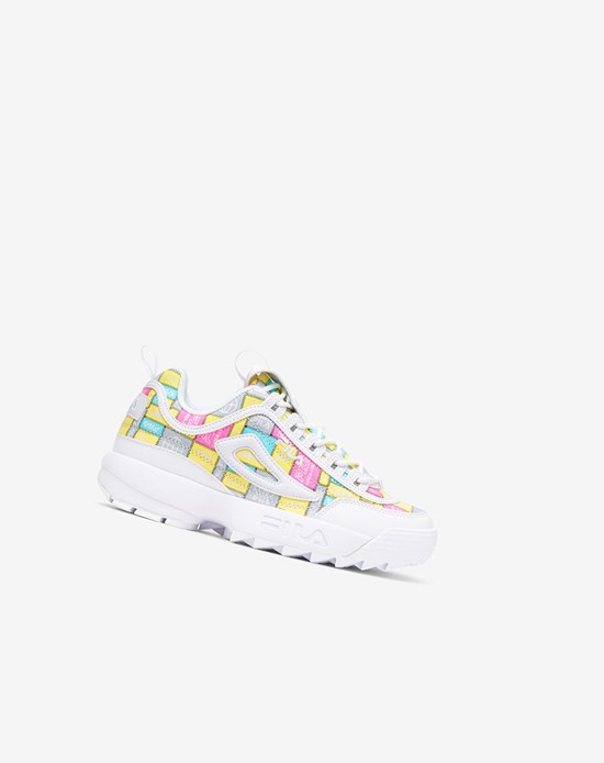 Fila Disruptor 2 Patchwork Sneakers Blancos | 246503-LDH