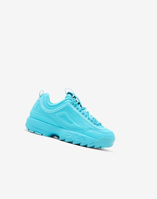 Fila Disruptor 2 Premium Sneakers Azules Azules Azules | 702146-MYO
