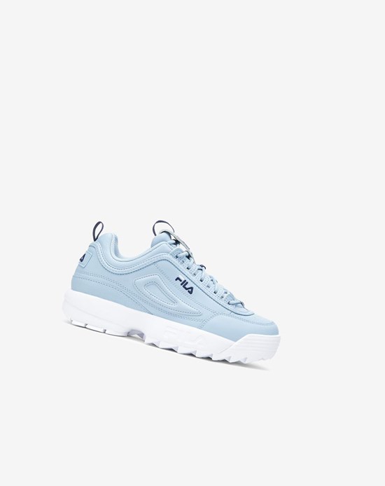 Fila Disruptor 2 Premium Sneakers Azules Blancos | 980756-FSX