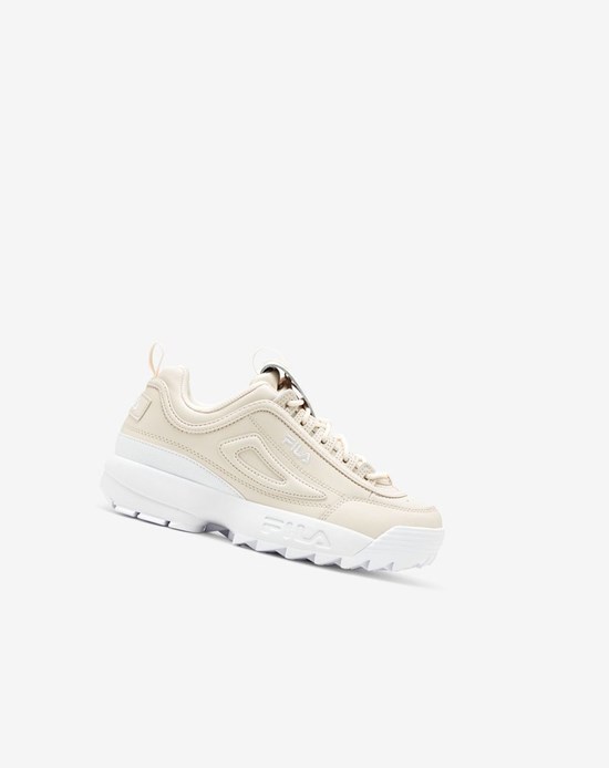 Fila Disruptor 2 Premium Sneakers Blancos Blancos Blancos | 724398-SDG