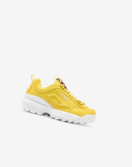 Fila Disruptor 2 Premium Sneakers Blancos Blancos | 725983-DFX