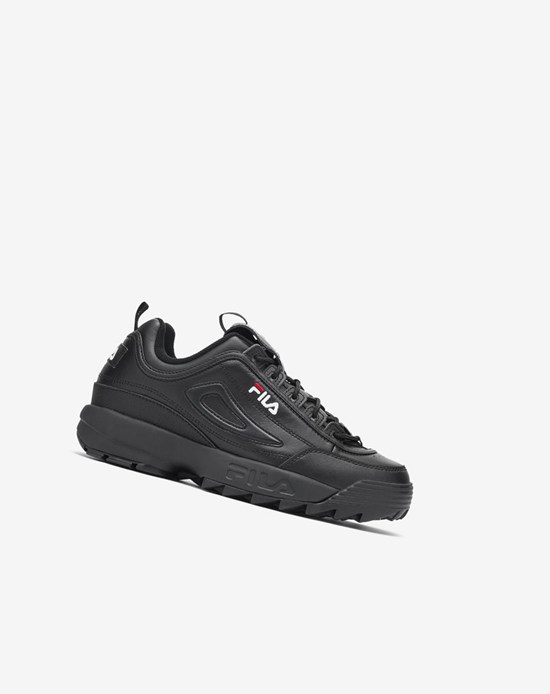 Fila Disruptor 2 Premium Sneakers Negros Blancos Negros | 580731-IJQ