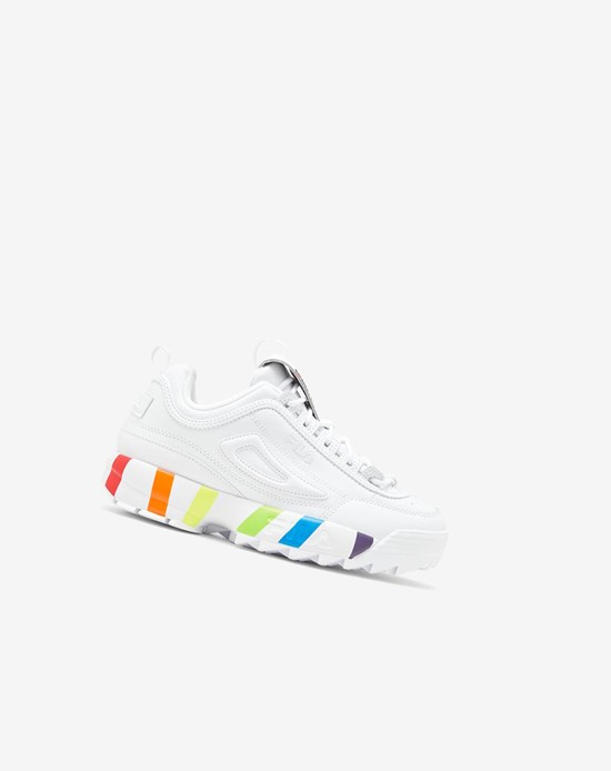 Fila Disruptor 2 Pride Sneakers Blancos Blancos | 152986-BVR