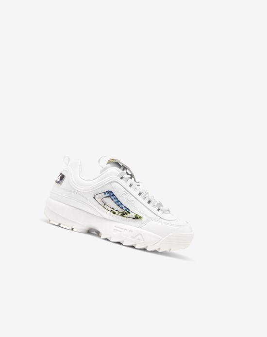 Fila Disruptor 2 Snake Sneakers Blancos Blancos | 932405-EGD