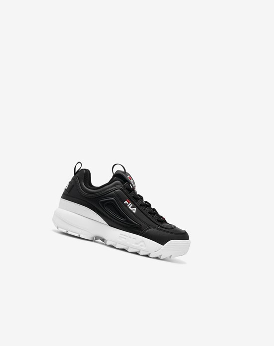 Fila Disruptor 2 Sneakers Negros Blancos Rojos | 174689-NTQ