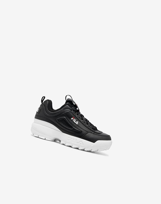 Fila Disruptor 2 Sneakers Negros Blancos Rojos | 483670-NZL
