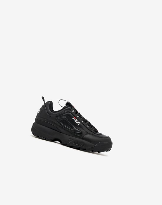 Fila Disruptor 2 Sneakers Negros Negros Blancos | 543127-AIJ