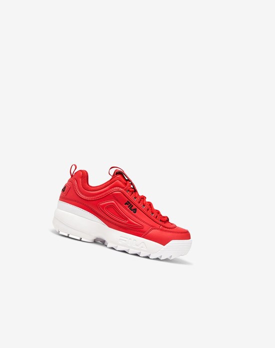 Fila Disruptor 2 Sneakers Rojos Blancos Negros | 309268-MQT
