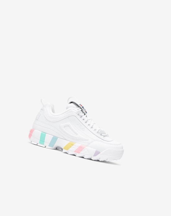 Fila Disruptor 2 Stripe Midsole Sneakers Blancos Azules | 548316-SXC