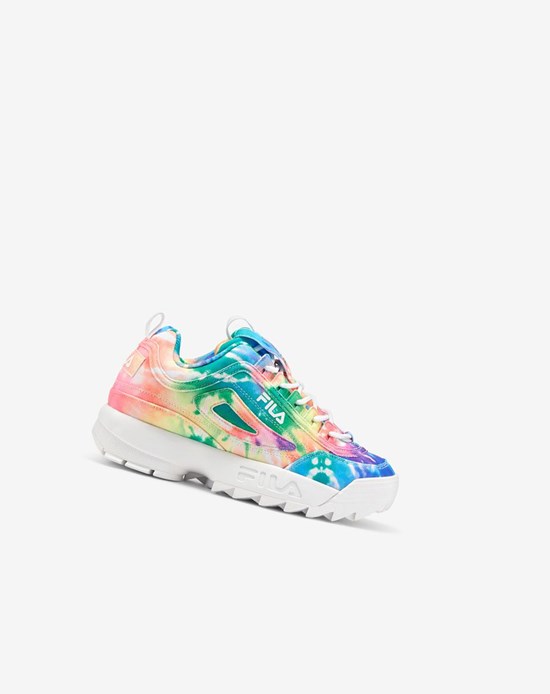 Fila Disruptor 2 Tie Dye Sneakers Mult/Wht/Wht | 392051-JYH
