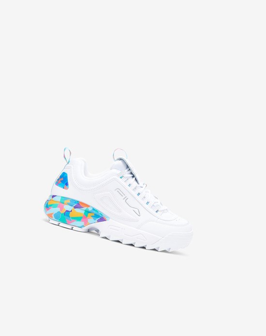 Fila Disruptor 2a '90s Sneakers Blancos Morados Rojos Naranjas | 768245-FWU