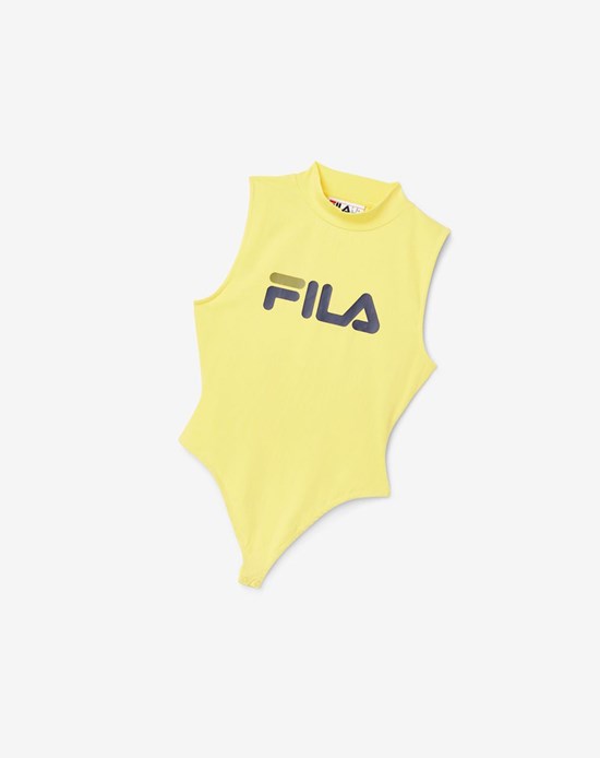 Fila Donata Bodysuit 706 Goldfinch / Peacoat / Urban Chic | 958362-NBI