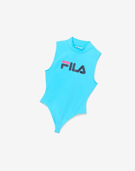 Fila Donata Bodysuit Azules Negros Rosas | 012369-YBO