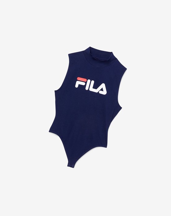 Fila Donata Bodysuit Blancos Rojos | 704123-JWV