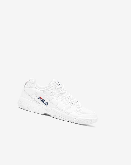 Fila Double Bounce Tenis Shoes Blancos Azul Marino Rojos | 536709-SDX