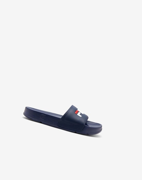 Fila Drifter Chanclas Sandals Azul Marino Rojos Blancos | 640397-QPY