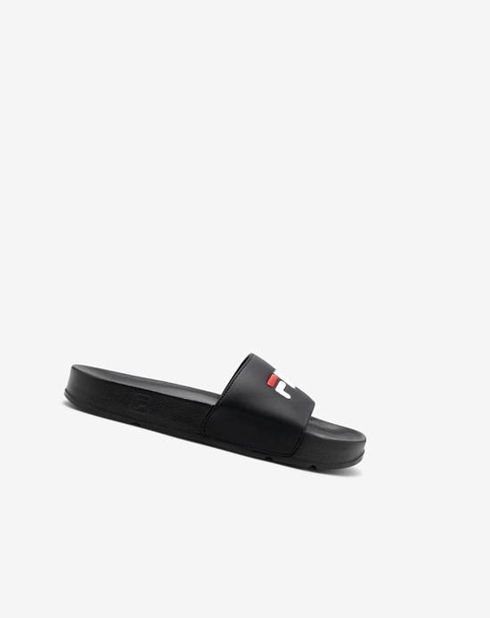Fila Drifter Chanclas Sandals Negros Rojos Blancos | 195207-IOZ