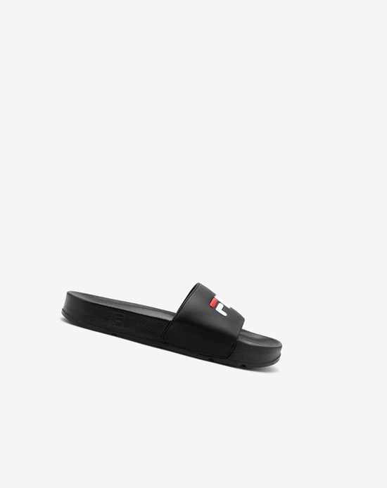 Fila Drifter Chanclas Sandals Negros Rojos Blancos | 560741-OUG