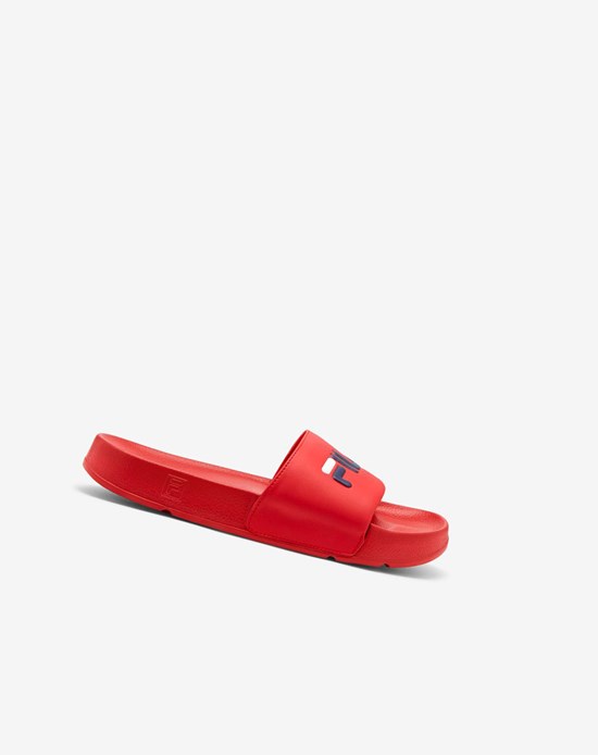 Fila Drifter Chanclas Sandals Rojos Azul Marino Blancos | 428650-WNI