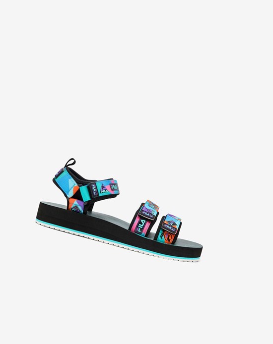 Fila Drifter Dns '90s Chanclas Sandals Negros Morados Rojos Naranjas | 583120-WUD