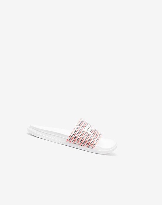 Fila Drifter Luxe Repeat Chanclas Sandals Blancos Azul Marino Rojos | 064231-QAL