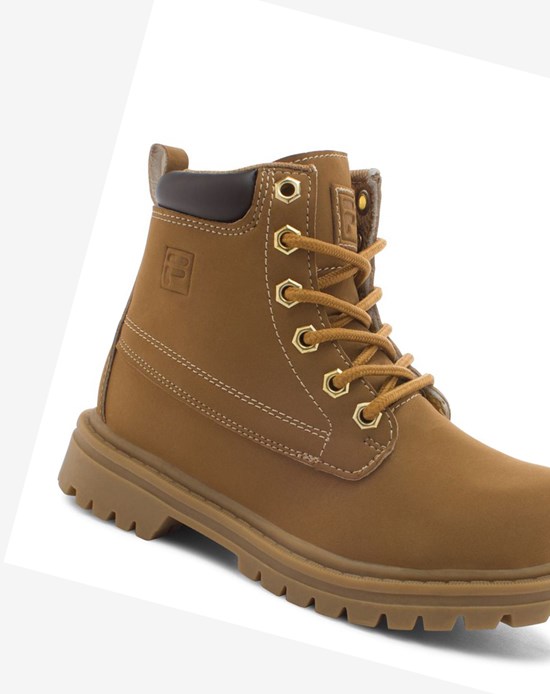 Fila Edgewater 12 Tenis Shoes 206 Wheat / Gum | 607928-DPL