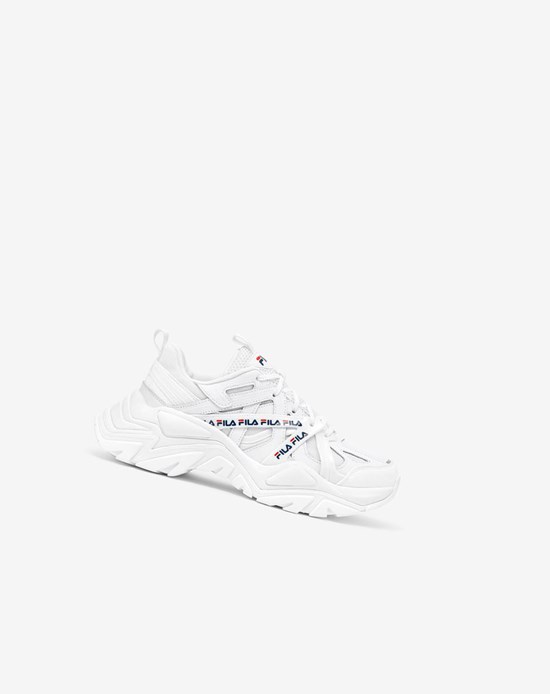 Fila Electrove 2 Sneakers Blancos Azul Marino Rojos | 341859-MZX
