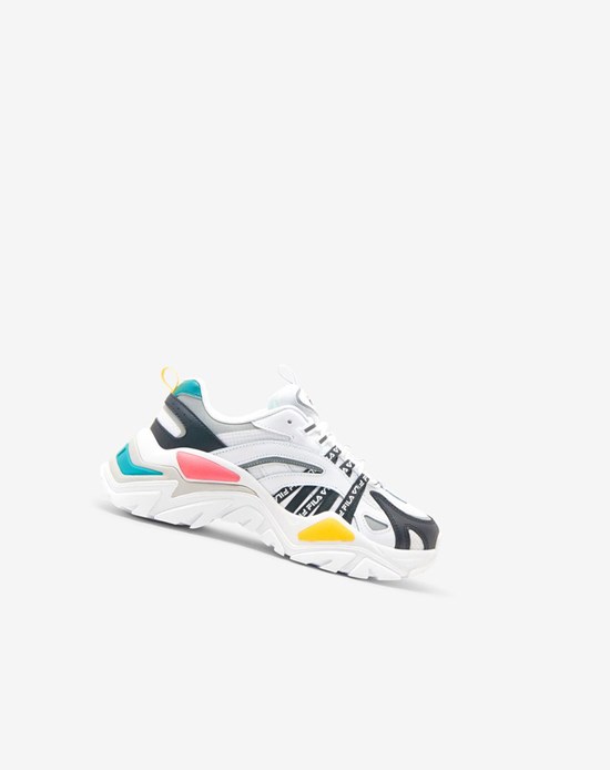 Fila Electrove Sneakers Blancos Negros | 519608-TCE