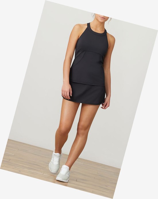 Fila Essentials Halter Tank Negros | 751924-GCQ