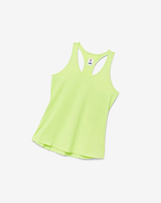 Fila Essentials Racerback Tank 540 Wildlime | 790243-IXZ