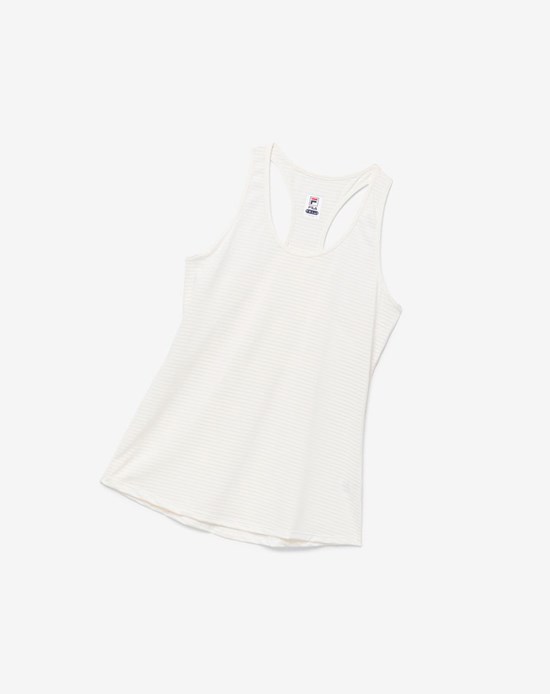 Fila Essentials Racerback Tank Blancos | 378409-DFU