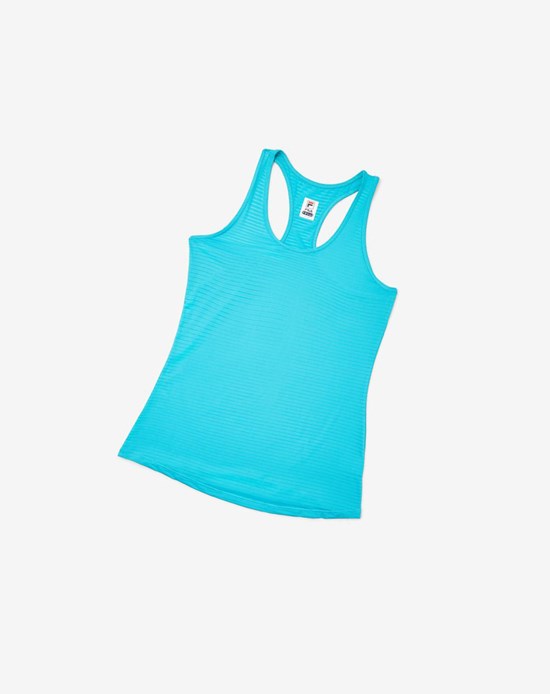 Fila Essentials Racerback Tank Turquesa | 231680-PUZ