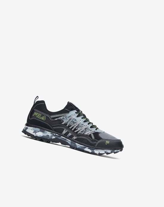 Fila Evergrand Tr Camo Tenis Shoes Negros Verdes | 317065-NGQ